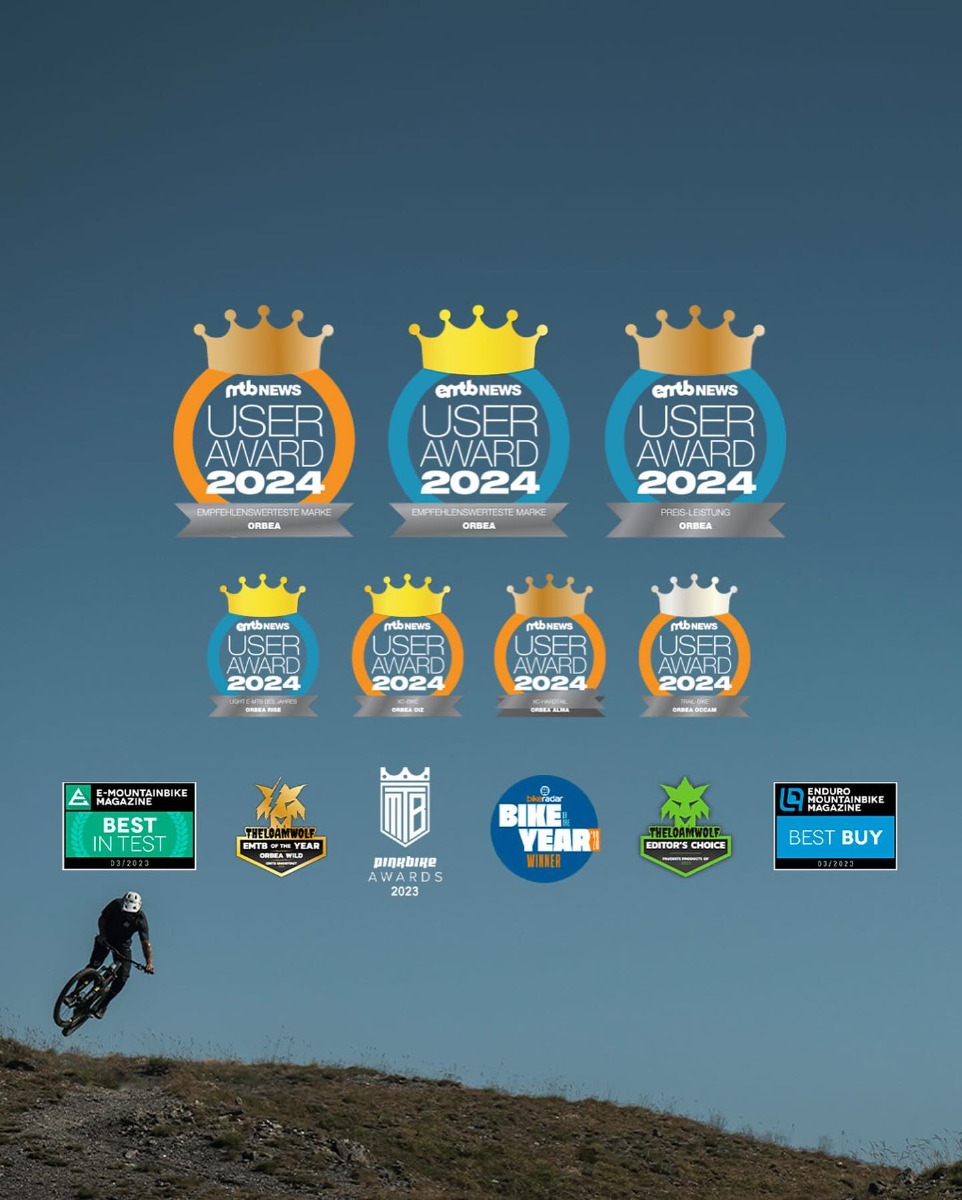 Orbea - najbardziej nagradzana marka roku w kategorii rowerów MTB
