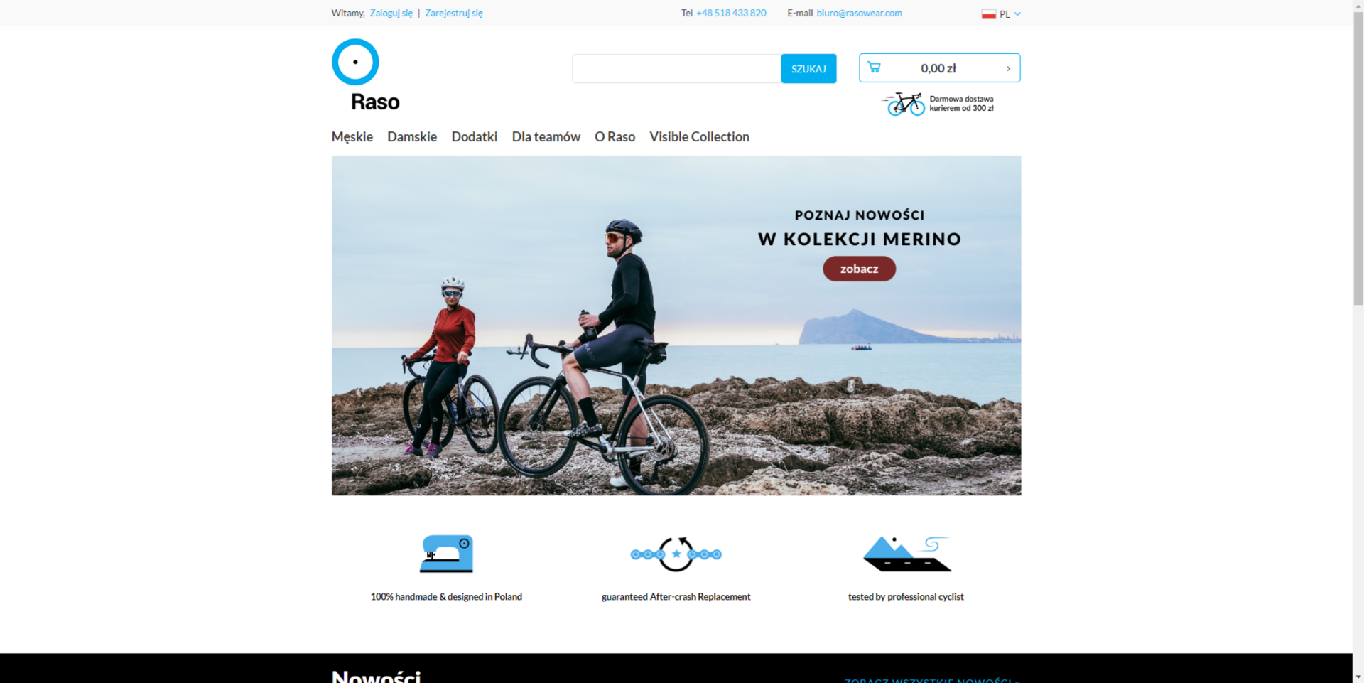 RASO - polska marka odzieży kolarskiej
