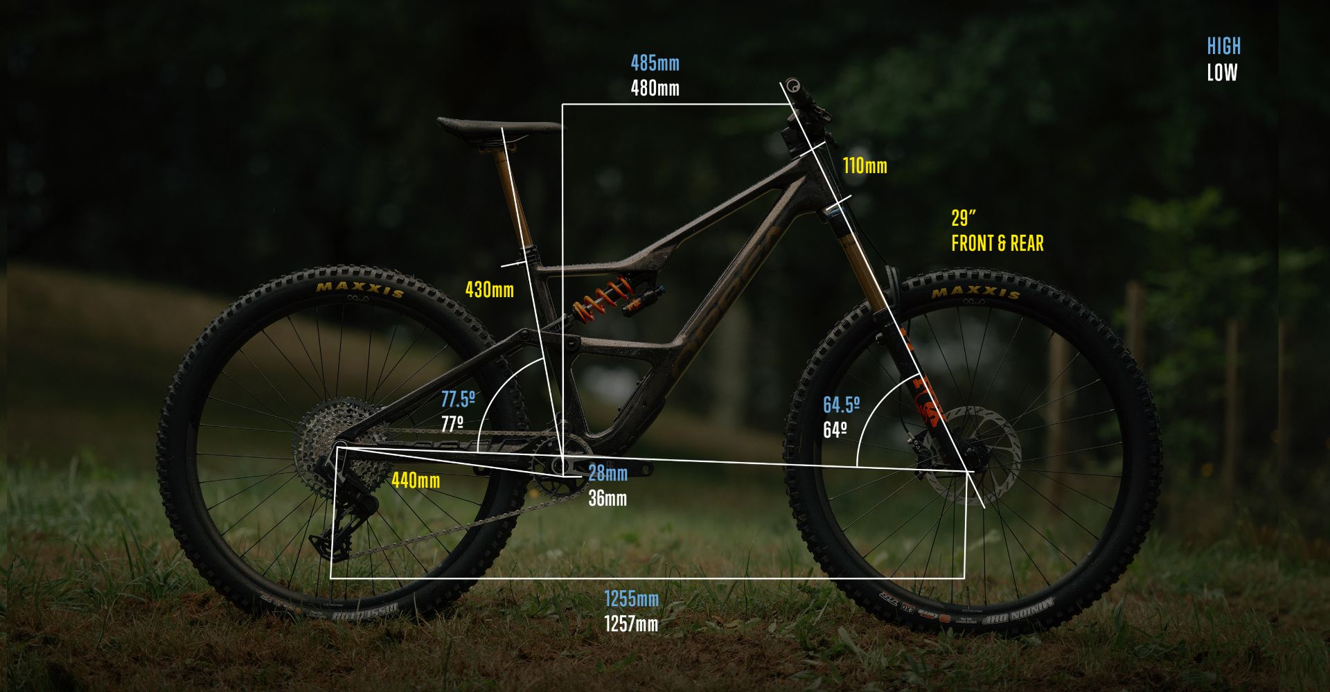 Occam LT - geometria - bikechill.pl